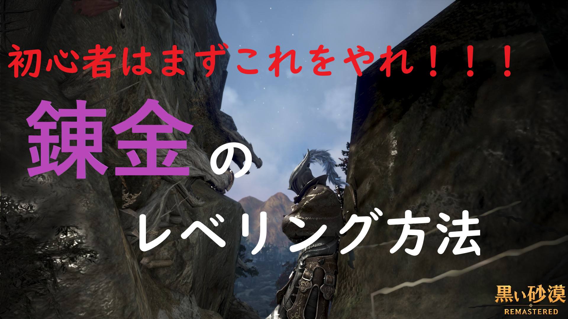 最新 初心者はまずこれをやれ 錬金のレベリング方法 初心者編 Pc版黒い砂漠 はぐさんの備忘録